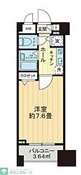 グランド・ガーラ神田 1Kの間取図画像