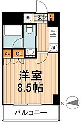 プラウドフラット外神田 1Kの間取図画像