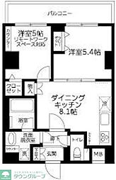 アイル押上ノルド 2DKの間取図画像