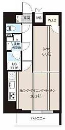 レオーネ南千住2 1LDKの間取図画像
