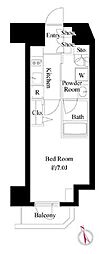 GRANPASEO田原町 1Kの間取図画像