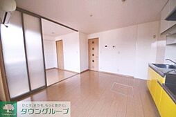 JR総武線 新検見川駅 バス19分 緑ヶ丘中学校下車 徒歩1分の賃貸アパート 1階2DKのリビング/ダイニング