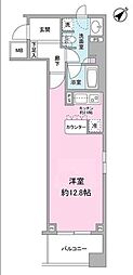 JR京葉線 稲毛海岸駅 徒歩3分の賃貸マンション 6階1Kの間取り