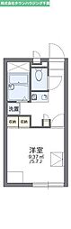 千葉都市モノレール みつわ台駅 徒歩19分の賃貸アパート 1階1Kの間取り