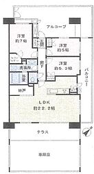 千葉マリンコート 3LDKの間取図画像