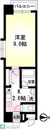 ヴェラジォ-2 1Kの間取図画像