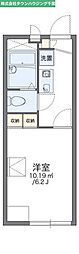 レオパレスキャピタル1 1Kの間取図画像