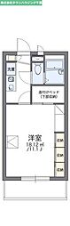 レオパレス蘇我加藤 1Kの間取図画像