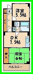 間取図画像 2DK