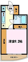 T'sgarden稲城 1Kの間取図画像
