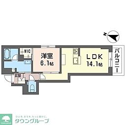 ピノ 1LDKの間取図画像