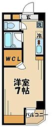 KS.WinHills大蔵 ワンルームの間取図画像