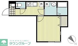 wellz西生田 1Kの間取図画像