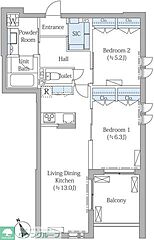 物件の間取り