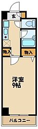 ピュアクレスト 1Kの間取図画像