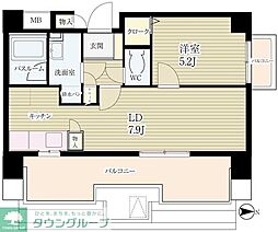 コーボック新小金井 1DKの間取図画像
