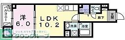 シャルフィ 1LDKの間取図画像