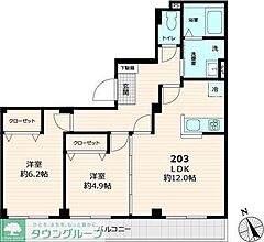 物件の間取り