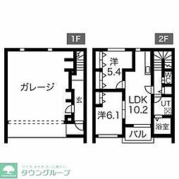LaLa Charme A 2LDKの間取図画像