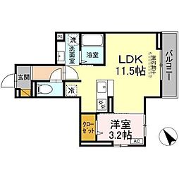 間取図画像 1LDK