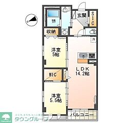 物件の間取り
