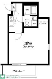 (仮称)船橋市宮本1丁目計画 1Kの間取図画像