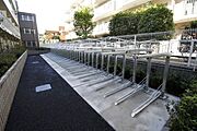 駐輪場です