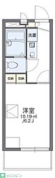 レオパレスMASA100 1Kの間取図画像