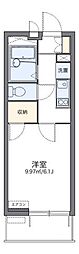フィオーレ船橋 1Kの間取図画像