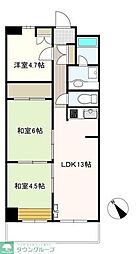シャトルグランディ 3LDKの間取図画像