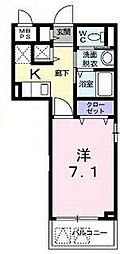 アルバセッテ 1Kの間取図画像