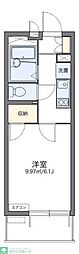 フィオーレ船橋 1Kの間取図画像