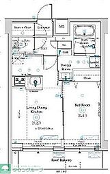 アークマーク池袋本町 4階1LDKの間取り