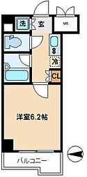 ルーブル練馬弍番館 1Kの間取図画像