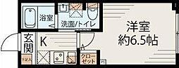 プリマベーラ板橋本町 1Kの間取図画像