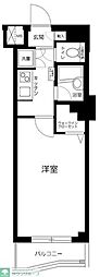 プロフ小石川後楽園 1Kの間取図画像