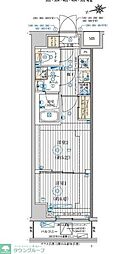 板橋区高島平7丁目マンション 2Kの間取図画像
