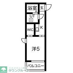 LudensNerima 1Kの間取図画像