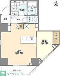 DUE東大前 1LDKの間取図画像
