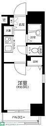 菱和パレス護国寺駅前 1Kの間取図画像