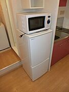 冷蔵庫　電子レンジ完備
