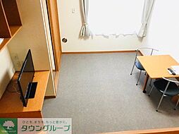 レオパレスプライム 2階1Kのリビング/ダイニング