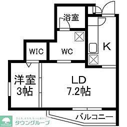 間取図画像 1LDK
