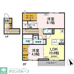 間取図画像 2SLDK