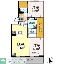 間取図画像 2SLDK
