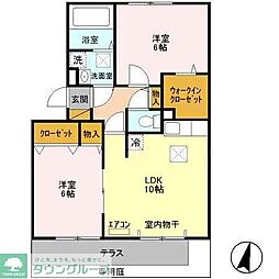 グラン・ヴェルジェ3 2LDKの間取図画像