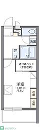 レオパレスベルエポック 1Kの間取図画像
