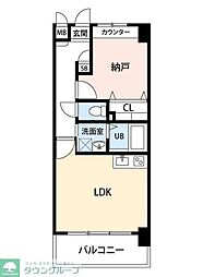 ELLEGARDEN柏の葉 1LDKの間取図画像