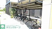 屋根付き駐輪場完備してます！