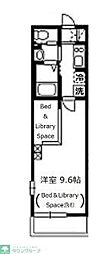 フラットおおたかの森WEST 1Kの間取図画像